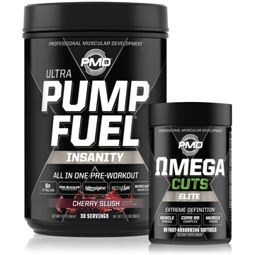 PMD Sports Ultra Pump Fuel Insanity - Pre Workout – Cherry Slush (30 Servings) PMDAu supplements