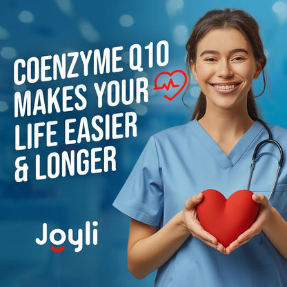 High Absorption CoQ10 500MG - Co Q 10 Supplement 120 Softgels for Heart Health&Energy Production - Enhanced CoQ10 Nutritional Supplements with Coenzyme Q10 JOYLI NutritionUS supplements