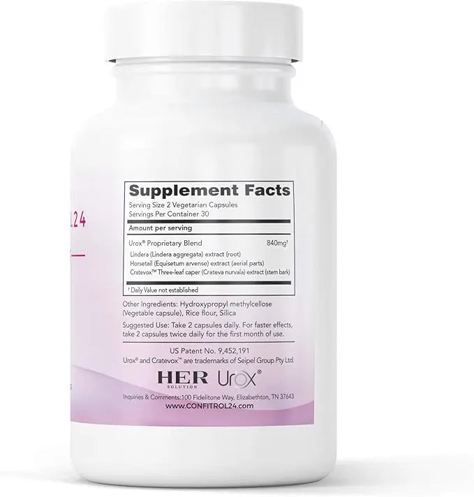 Confitrol24 Bladder Control Daily Supplement Leading Edge Healthnz supplements