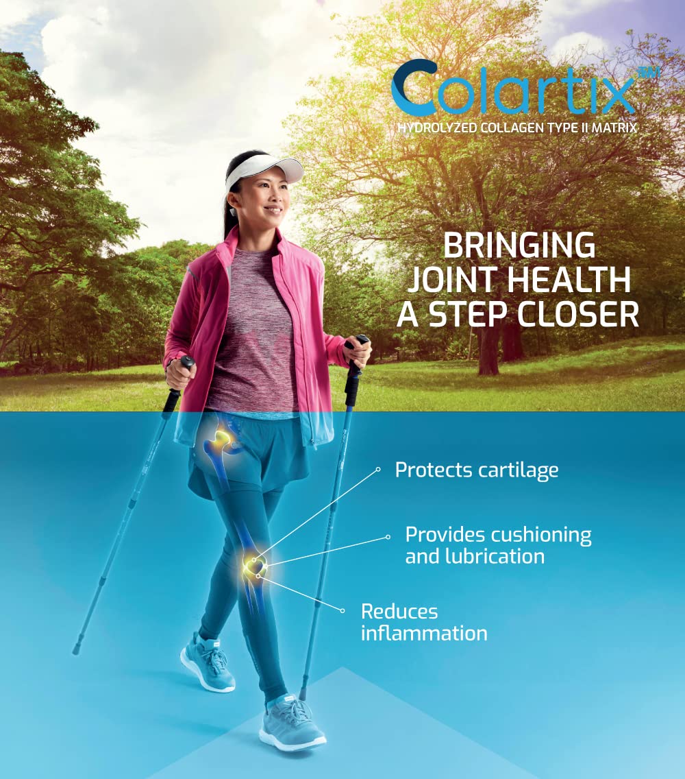 New: Colartix™ Collagen - 120 Capsules - Joint Specific Type II Collagen from Cartilage Time HealthAu supplements