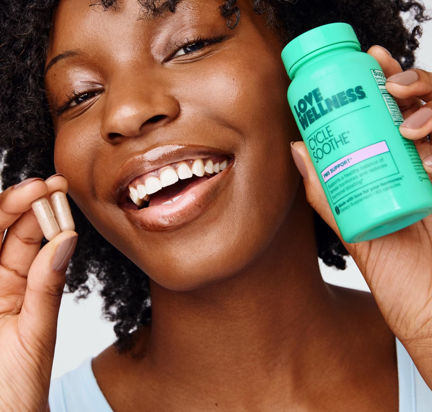 Love Wellness Cycle Soothe Supplement | Promotes a Happy Mood | Helps with PMS Hormones, Stress Relief, & Improves Mood | 60 Capsules Love WellnessAu supplements