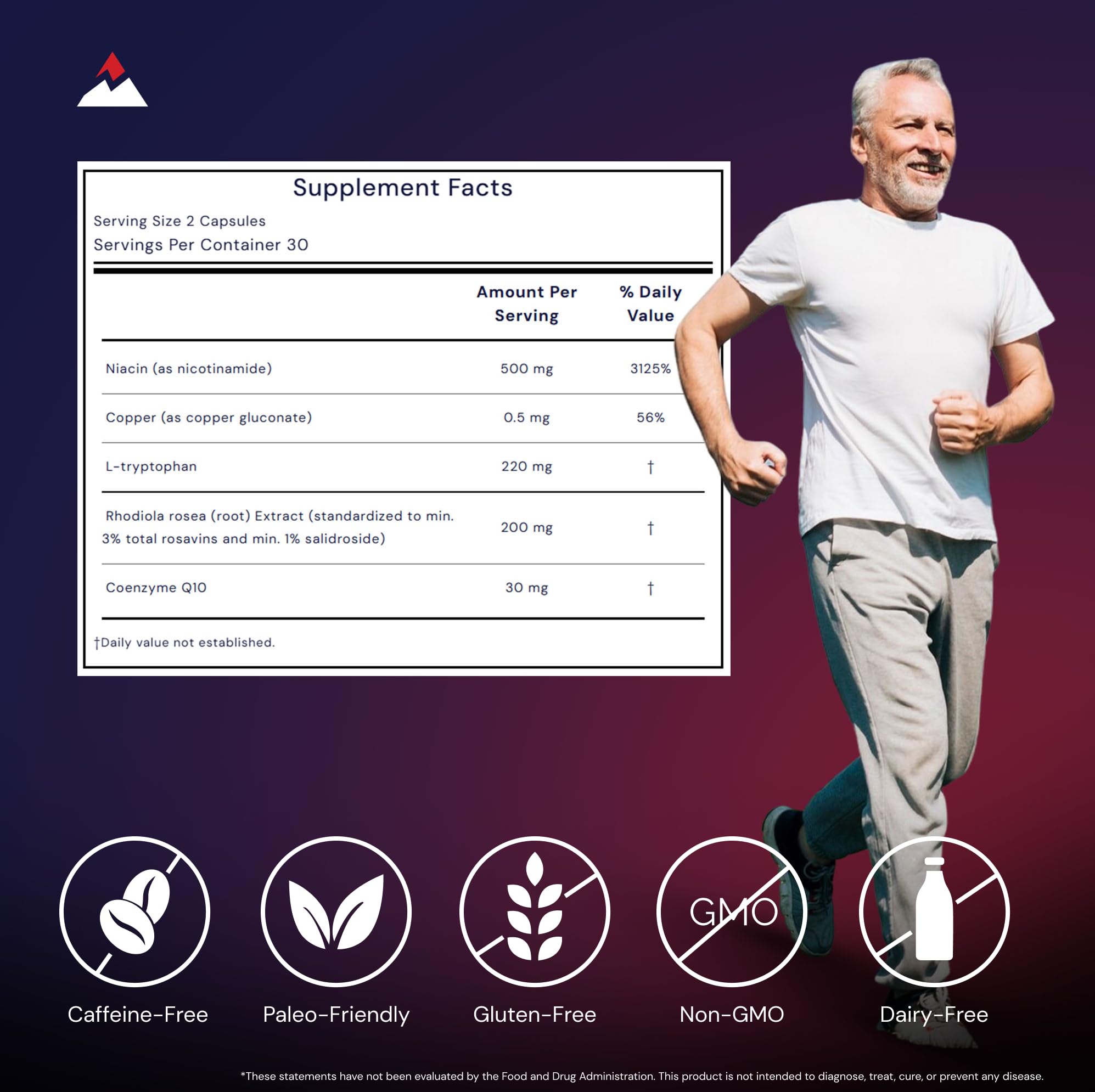 Novex Biotech Oxydrene NAD+ Enhancer - Natural Supplement Promoting Metabolism and Cardiovascular Support for Men and Women - (60 Capsules) Novex BiotechAu supplements