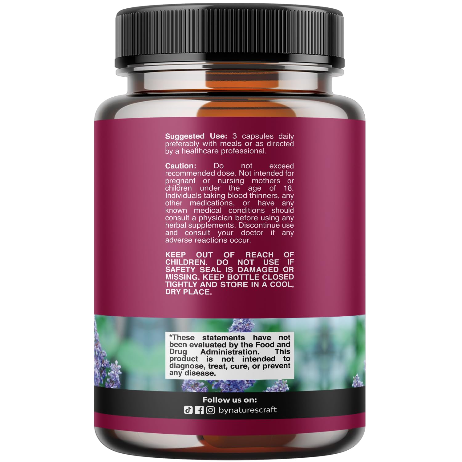 Complete Herbal Menopause Supplement for Women - Soy Free Female Hormone Balance Capsules for Night Sweats Hot Flashes & Mood Swings with Dong Quai, Chaste Berry & Black Cohosh Root - 75 Count Natures CraftAu supplements