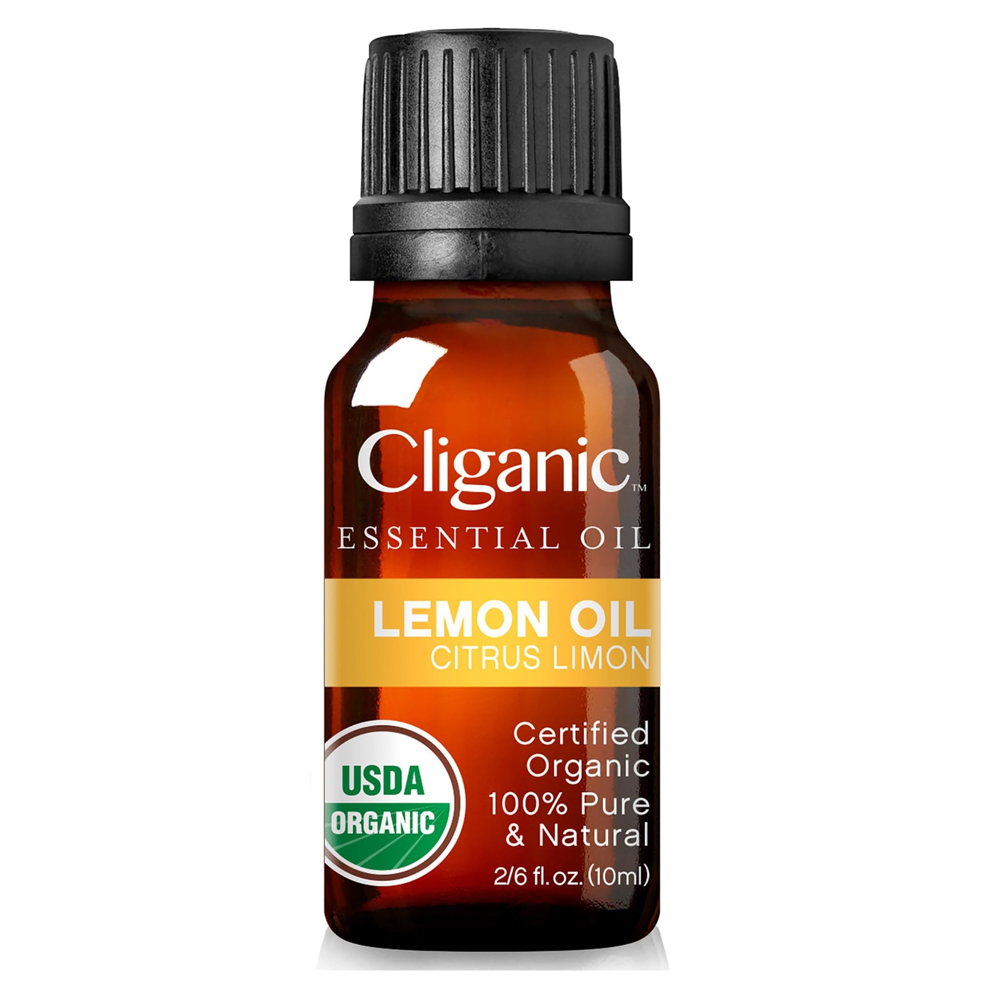 Cliganic USDA Organic Lemon Essential Oil, 100% Pure & Natural | Undiluted CliganicAu supplements