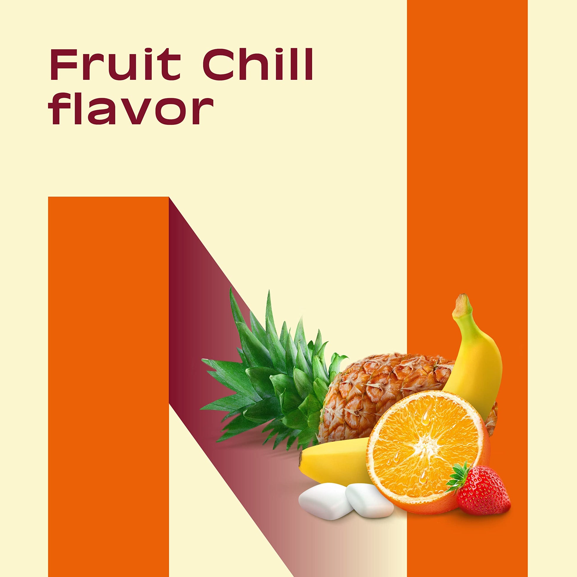 Nicorette 2 mg Nicotine Gum to Help Stop Smoking - Fruit Chill Flavored NicoretteUS supplements