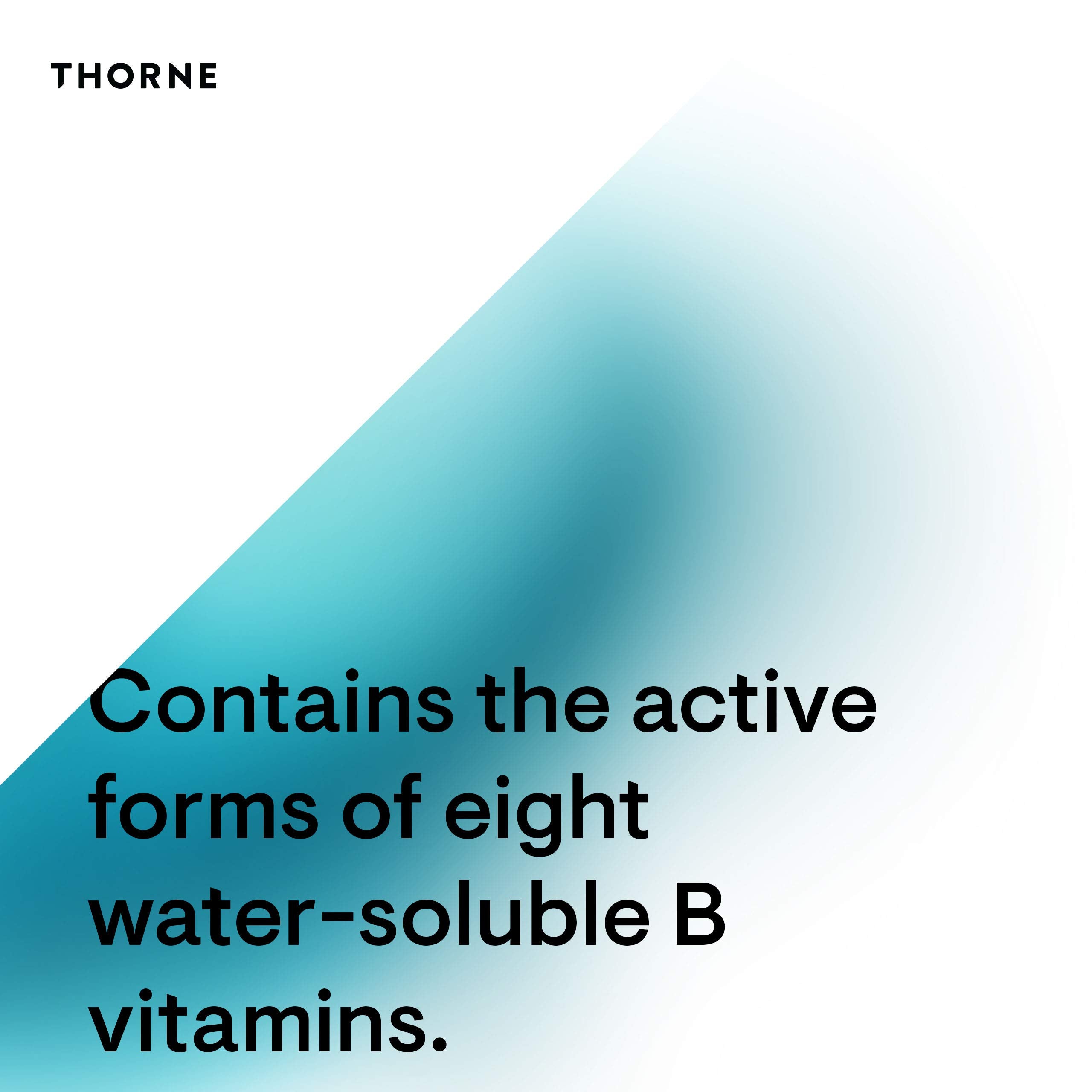 THORNE B-Complex #12 - Vitamin B Complex with Active B12 and Folate - 60 Capsules THORNEUS supplements