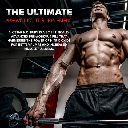 Six Star Nitric Oxide Supplement Nitric Oxide Fury Pre-Workout Pre Workout Nitric Oxide Six StarUS supplements