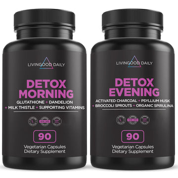 Livingood Daily Detox Pills - Full Body Detox Cleanse for Women & Men with Milk Thistle Livingood DailyAu supplements