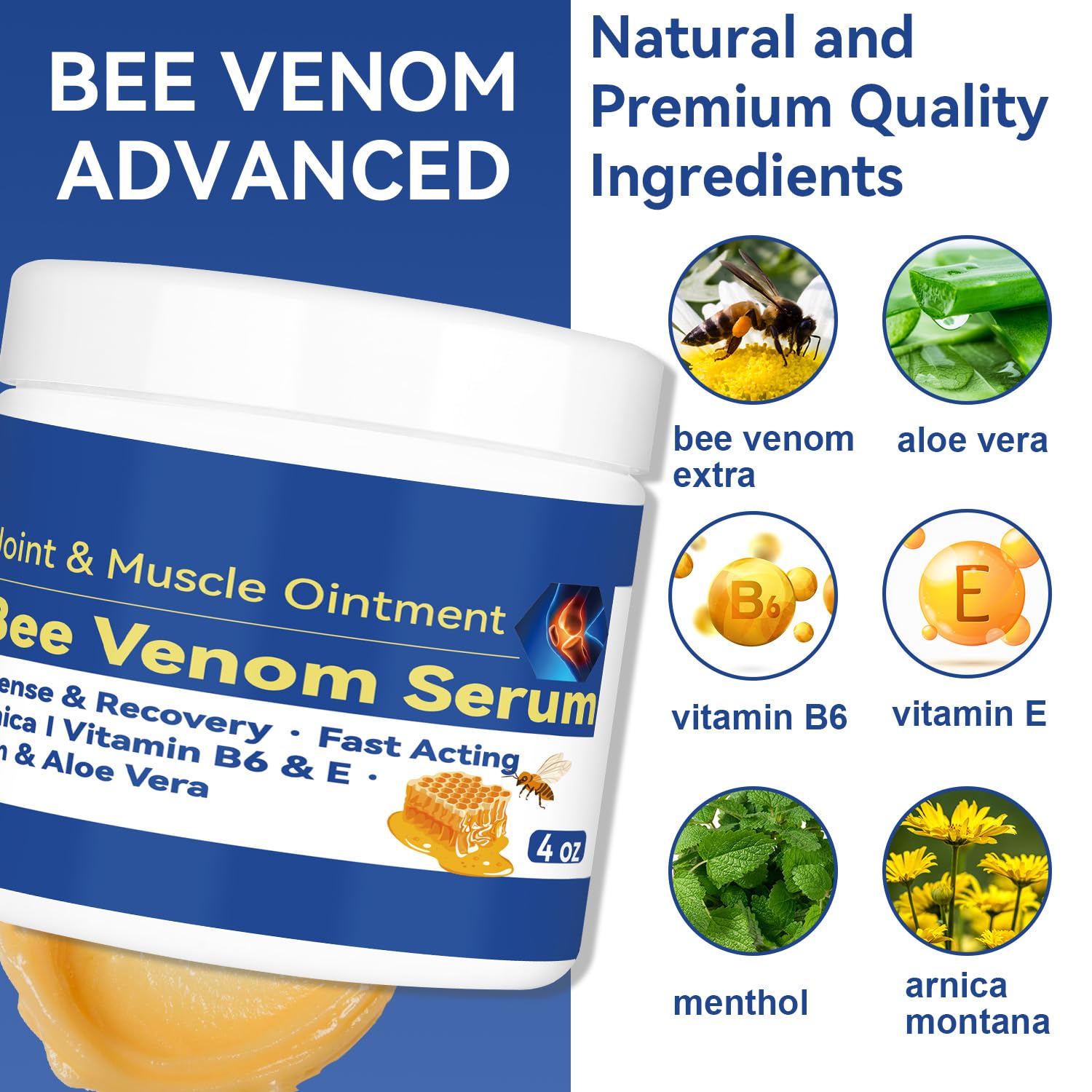 Cedonivor Bee Venom Joint and Bone Cream, Bee Venom Joint Relief Cream Joint Care for Knee, Neck, Back, Hands, Feet Moisturizer CedonivorAu supplements