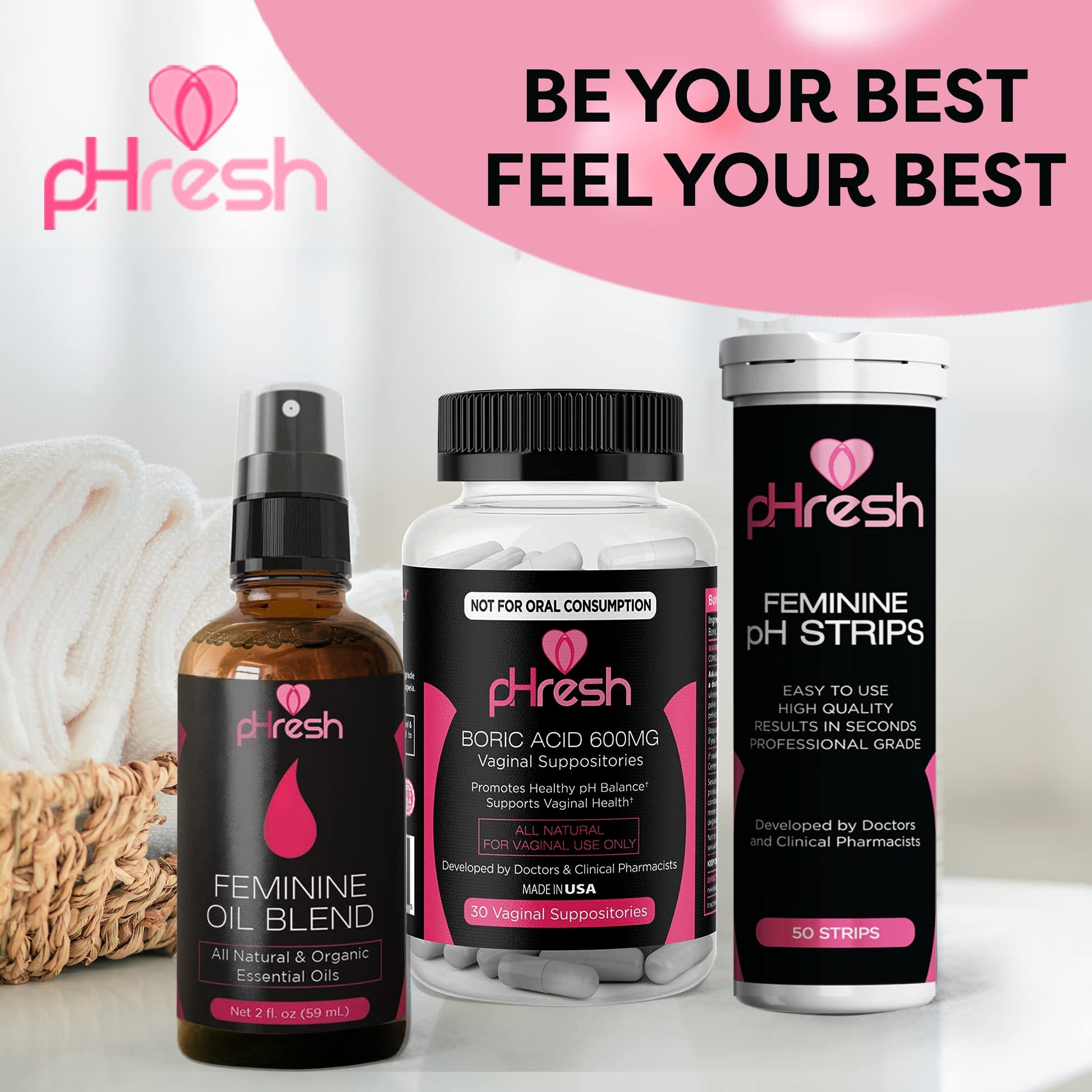pHresh Feminine Spray - 100% All Natural Yoni Oil for Women - with Tea Tree, Lemongrass, Orange Essential Oils ACE NUTRITIONAu supplements