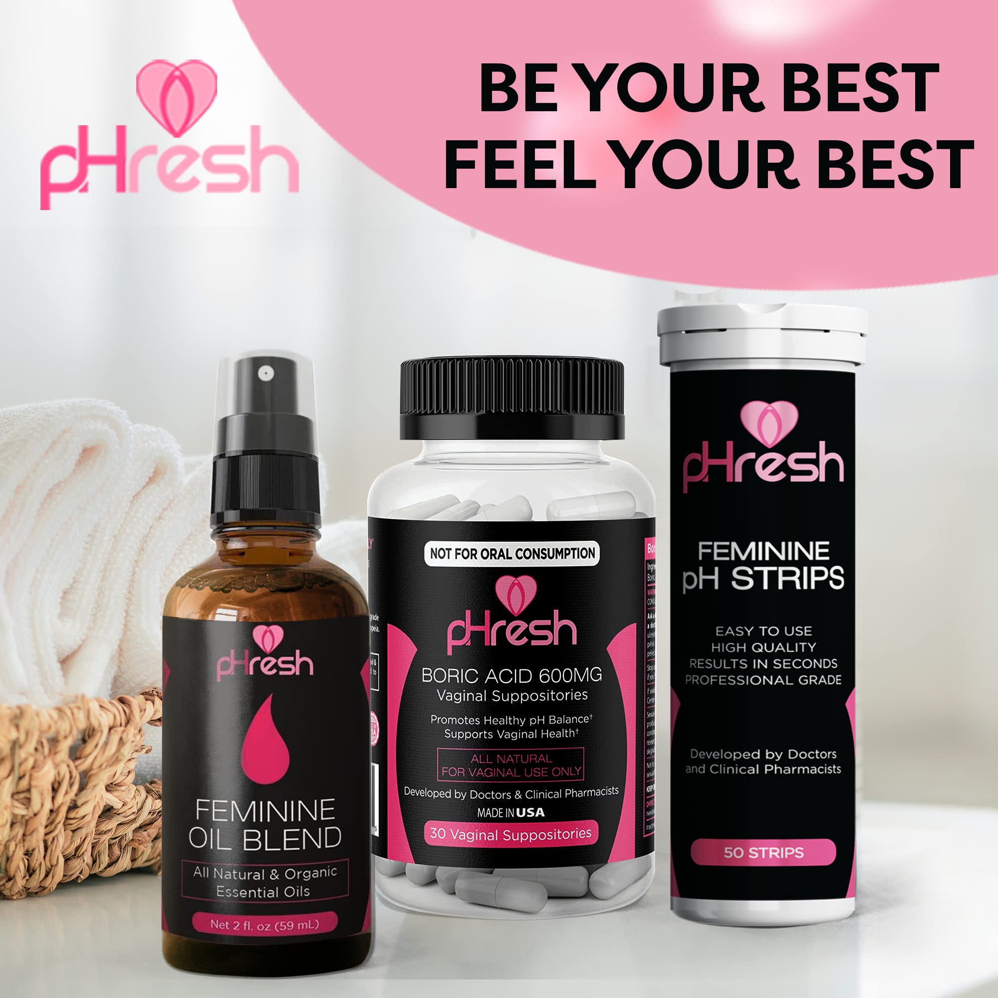 pHresh Feminine Spray - 100% All Natural Yoni Oil for Women - with Tea Tree, Lemongrass, Orange Essential Oils ACE NUTRITIONAu supplements