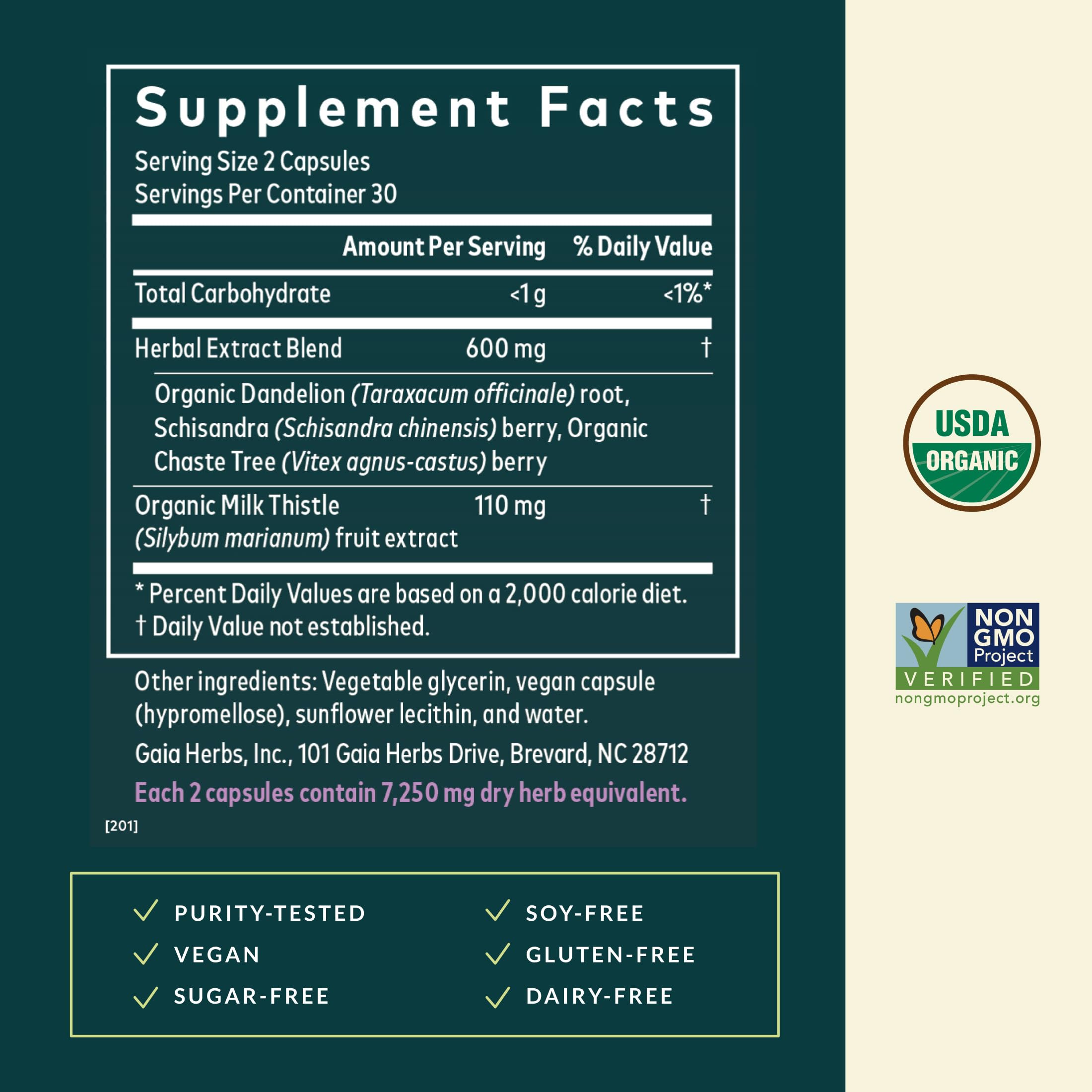Gaia Herbs Period Cycle Support - Supports Hormone Balance & PMS Relief* - Herbal Supplement with Vitex Berry & Schisandra - Free from Gluten, Dairy & Soy - 60 Vegan Capsules (60 Servings) Gaia HerbsAu supplements