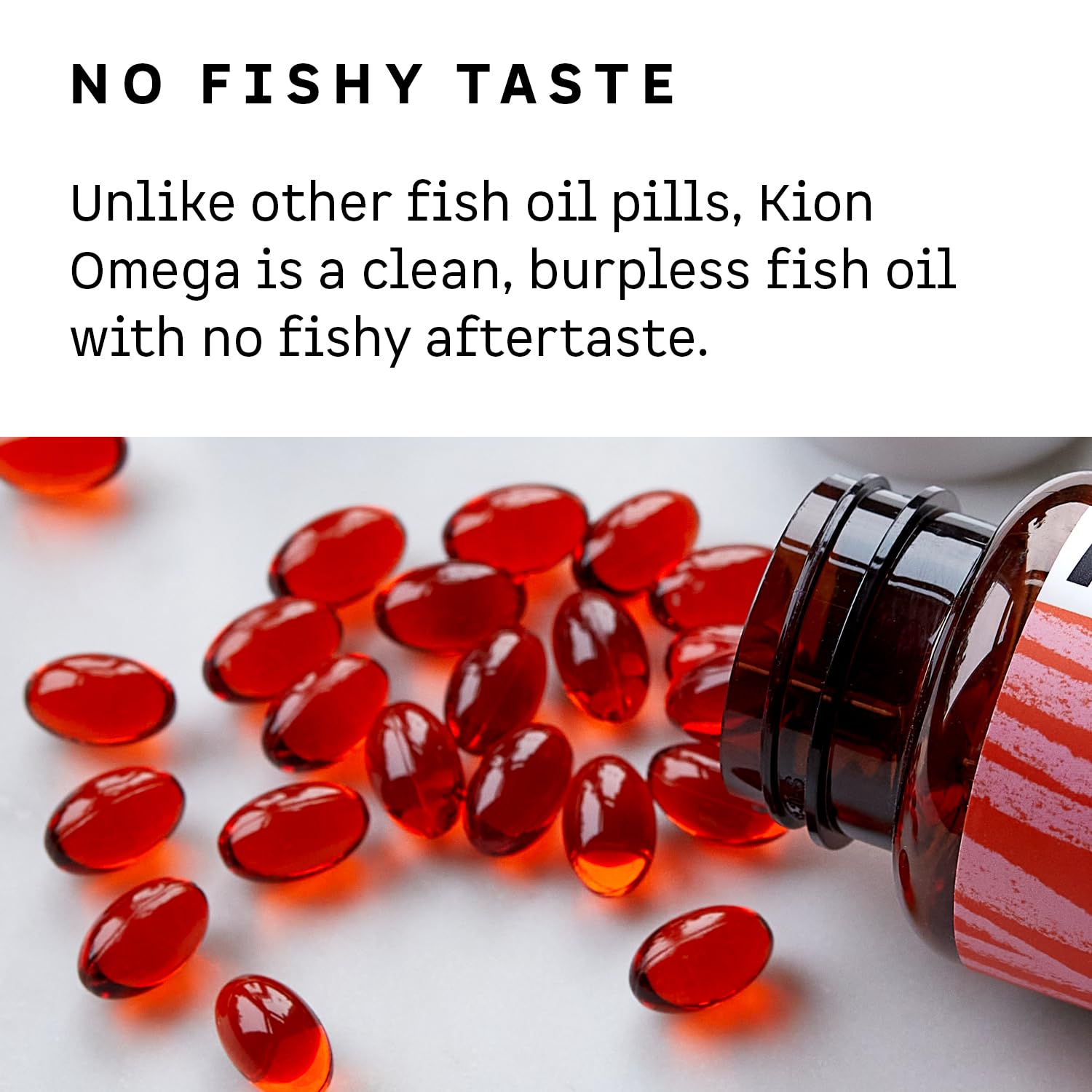 Kion Omega - Omega 3 Fatty Acid Supplements - DHA Supplements - Mini Fish Oil Softgels - Omega 3 DHA EPA Fish Oil Pills - Fish Oil 1,000 mg - 30 Servings KionAu supplements