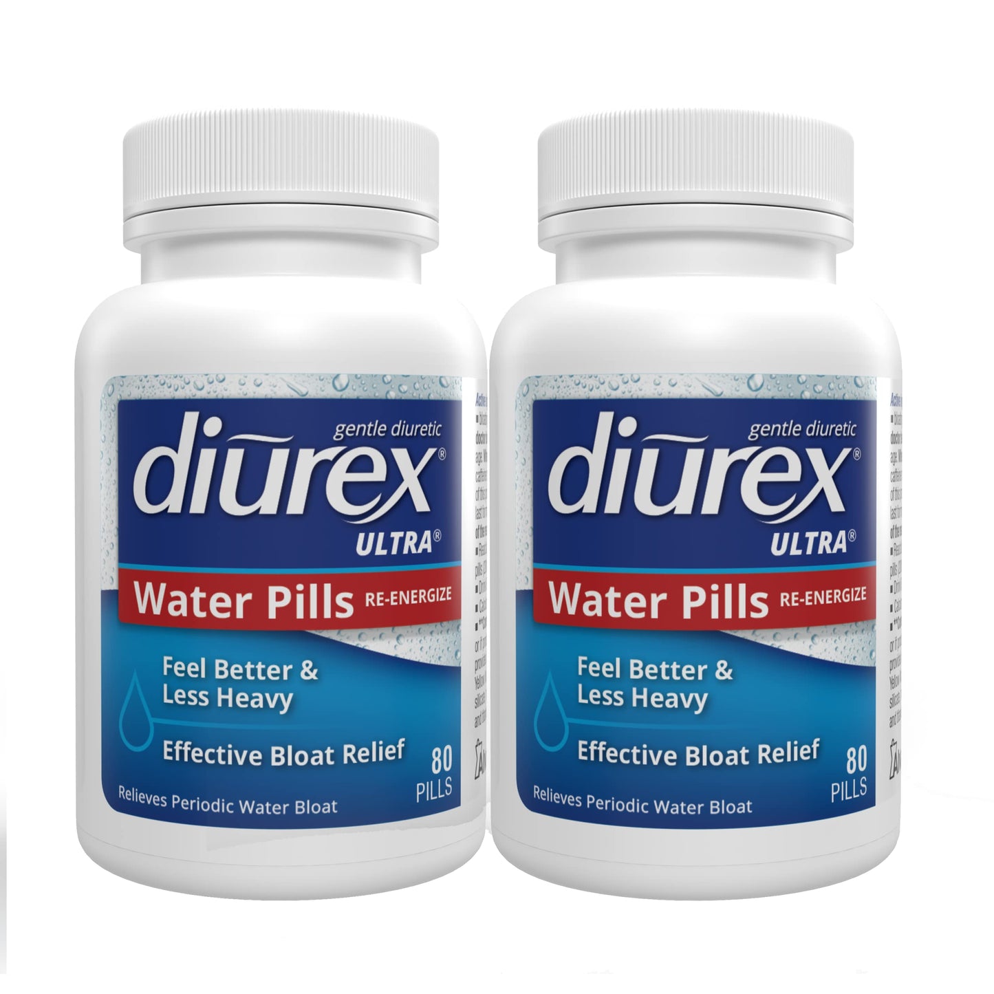 Diurex Ultra Re-Energizing Water Pills - Relieve Water Bloat - Feel Better Less Heavy DiurexUS supplements