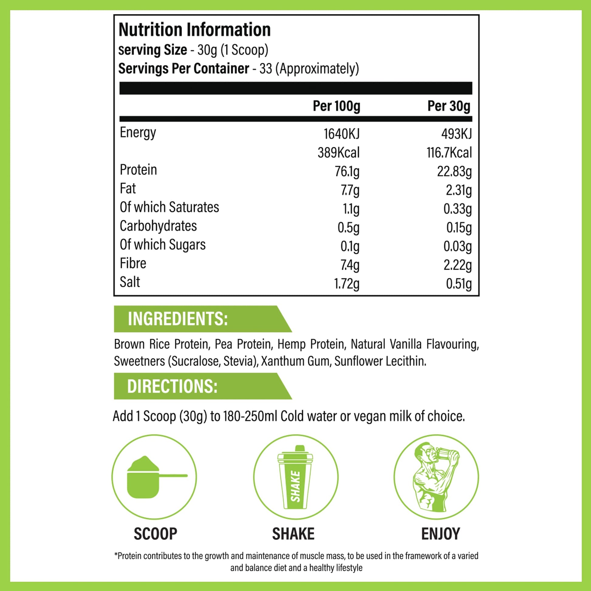 Vegan Protein Powders - Plant Based Vegan Protein Powder 1kg Soy Free Protein Powder Freak AthleticsAu supplements