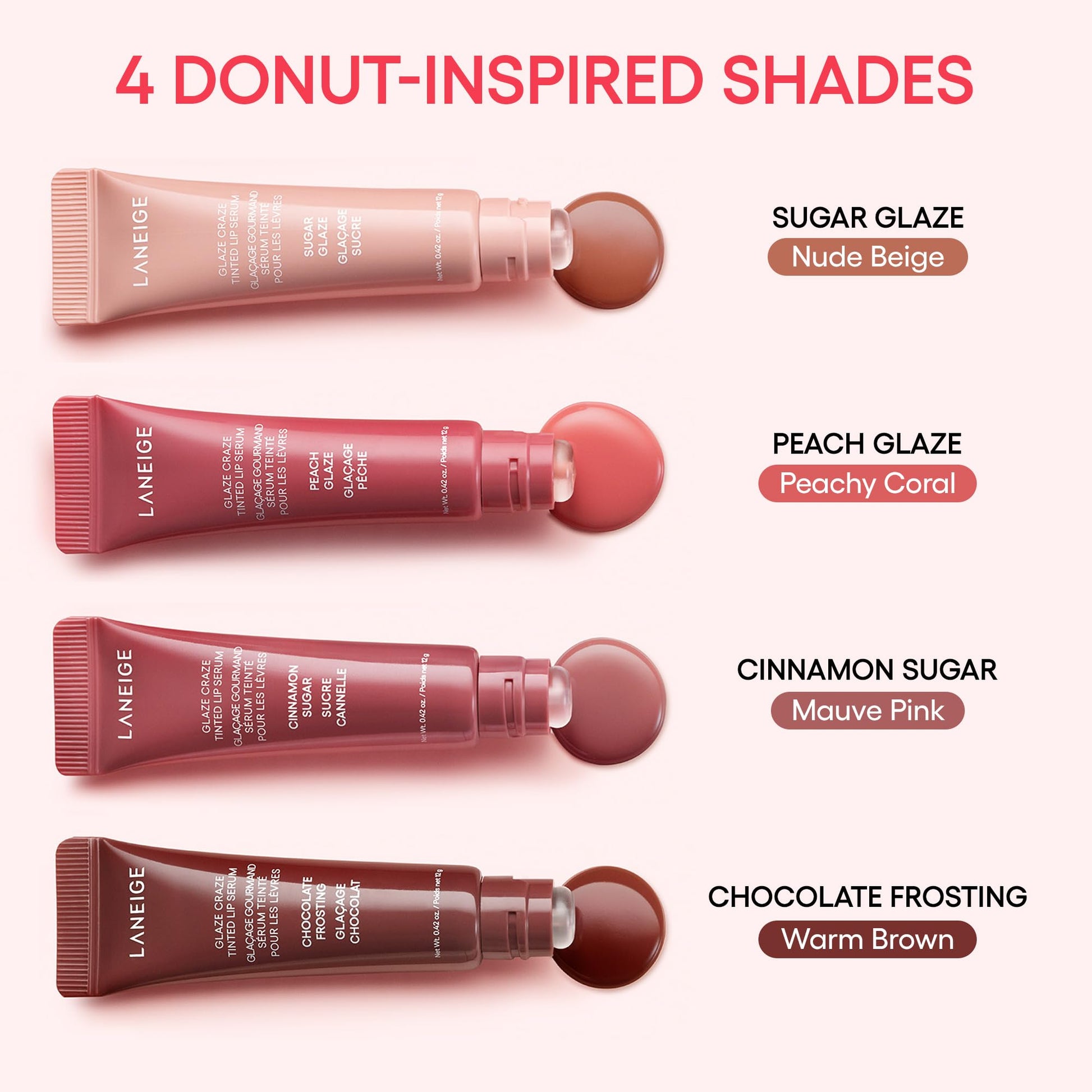 LANEIGE Glaze Craze Tinted Lip Serum, Raspberry Jam: Hydrating Lip Serum for Glossy, Nourished Lips with Plumping Polypeptides LANEIGEAu supplements
