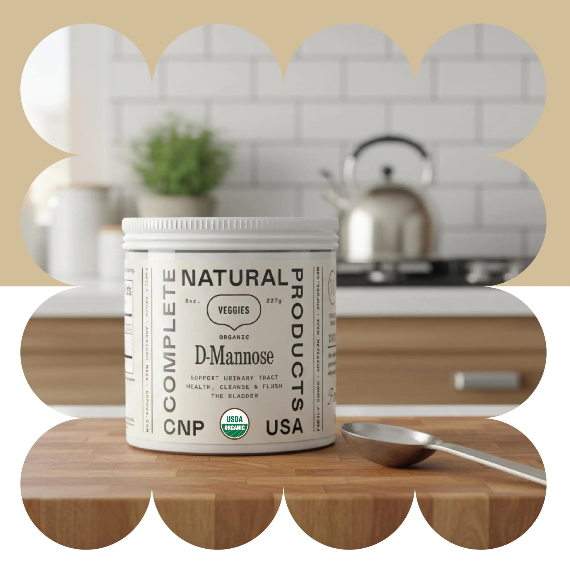 CNP Organic D Mannose Powder 2000mg - Powder D Mannose Supplement for UTI Support, Pure D-Mannose Powder from Guar Beans, Vegan Non GMO Clean Formula, Bladder Urinary Tract Health Supplement Use Complete Natural ProductsAu supplements