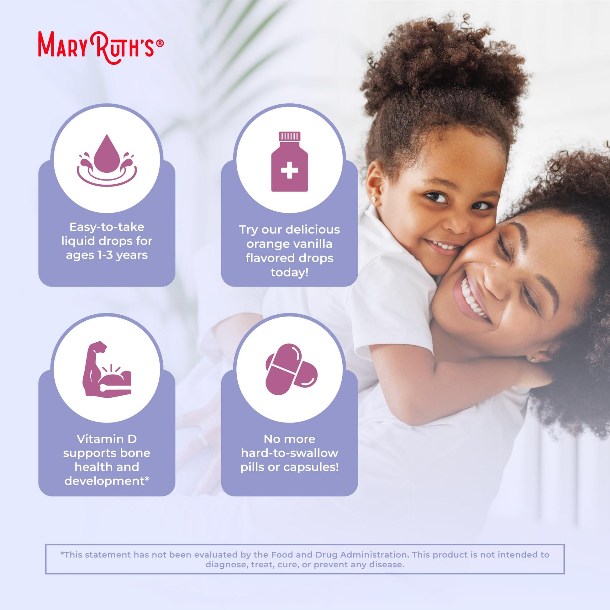 MaryRuth's Toddler Multivitamin | Vitamin A C D E B6 B12 Zinc | Healthy Growth Support | Immunity | Bone Health | Cognitive Function | Organic | Sugar Free | Vegan | Non-GMO | 2 Fl Oz | 30 Day Supply MARYRUTH'SAu supplements