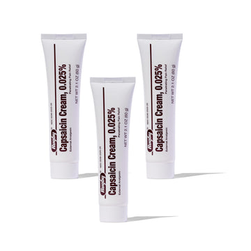 Rugby Capsaicin 0.025% Cream for Penetrating Pain Relief - 2.1 Oz (60g) (3 Pack) RUGBY LABORATORIESAu supplements