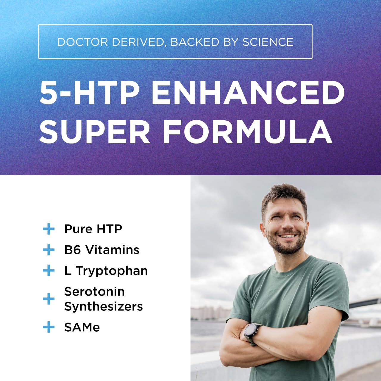 DR. EMIL NUTRITION 200 MG 5-HTP Plus with SAM-e to Maintain Normal Healthy Sleep and Create a Sense of Wellbeing - 5HTP Supplement with Vitamin DR. EMIL NUTRITIONUS supplements