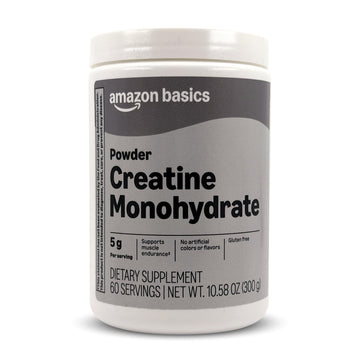 Amazon Basics Creatine Monohydrate Powder, 10.58 oz, 60 Servings Amazon BasicsAu supplements