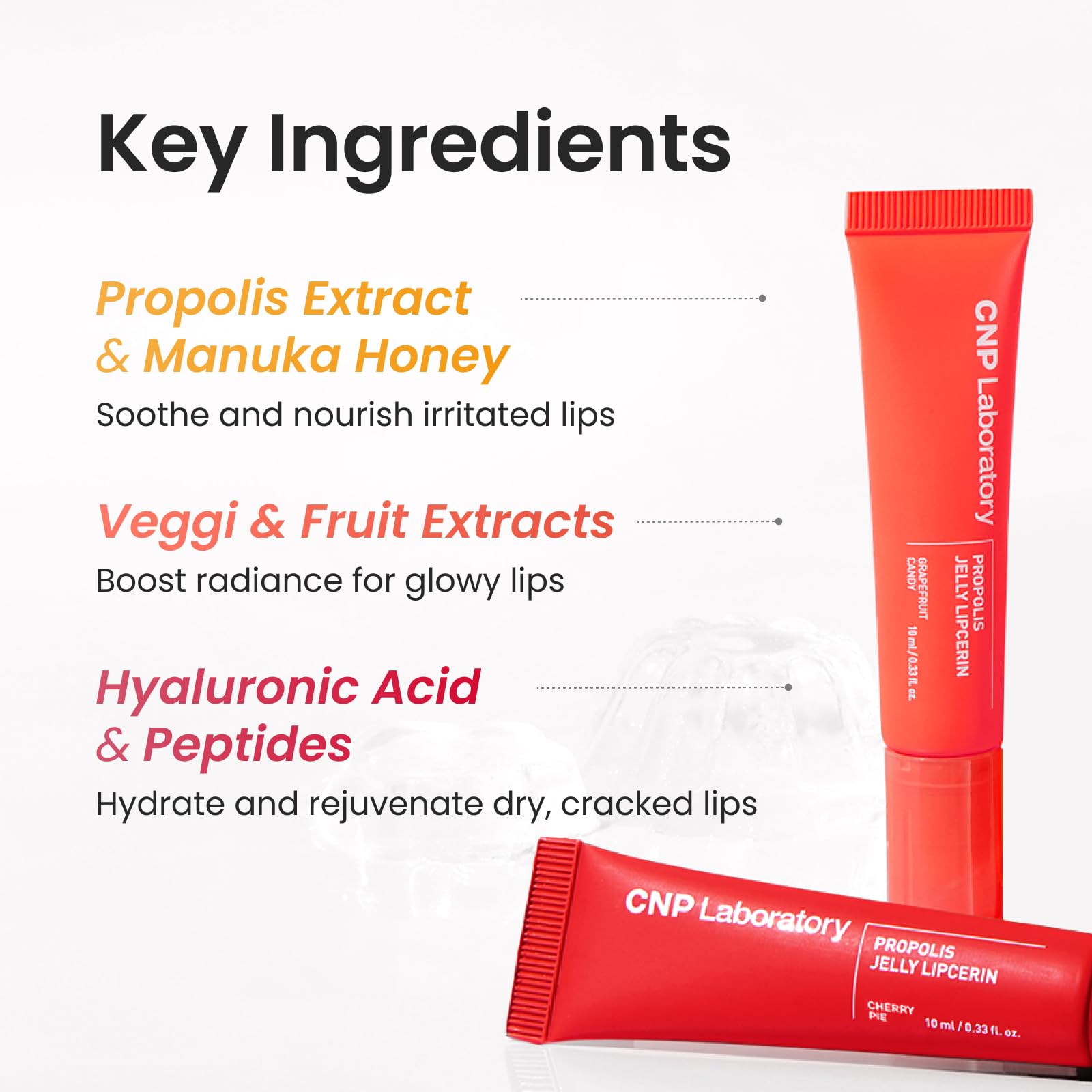 CNP Propolis Jelly Lipcerin™ - 01 Honey Cake, Hydrating Lip Balm & Gloss with Manuka Honey + Hyaluronic Acid, Stocking Stuffers, Gifts for Women, 0.3 fl.oz. CNPAu supplements