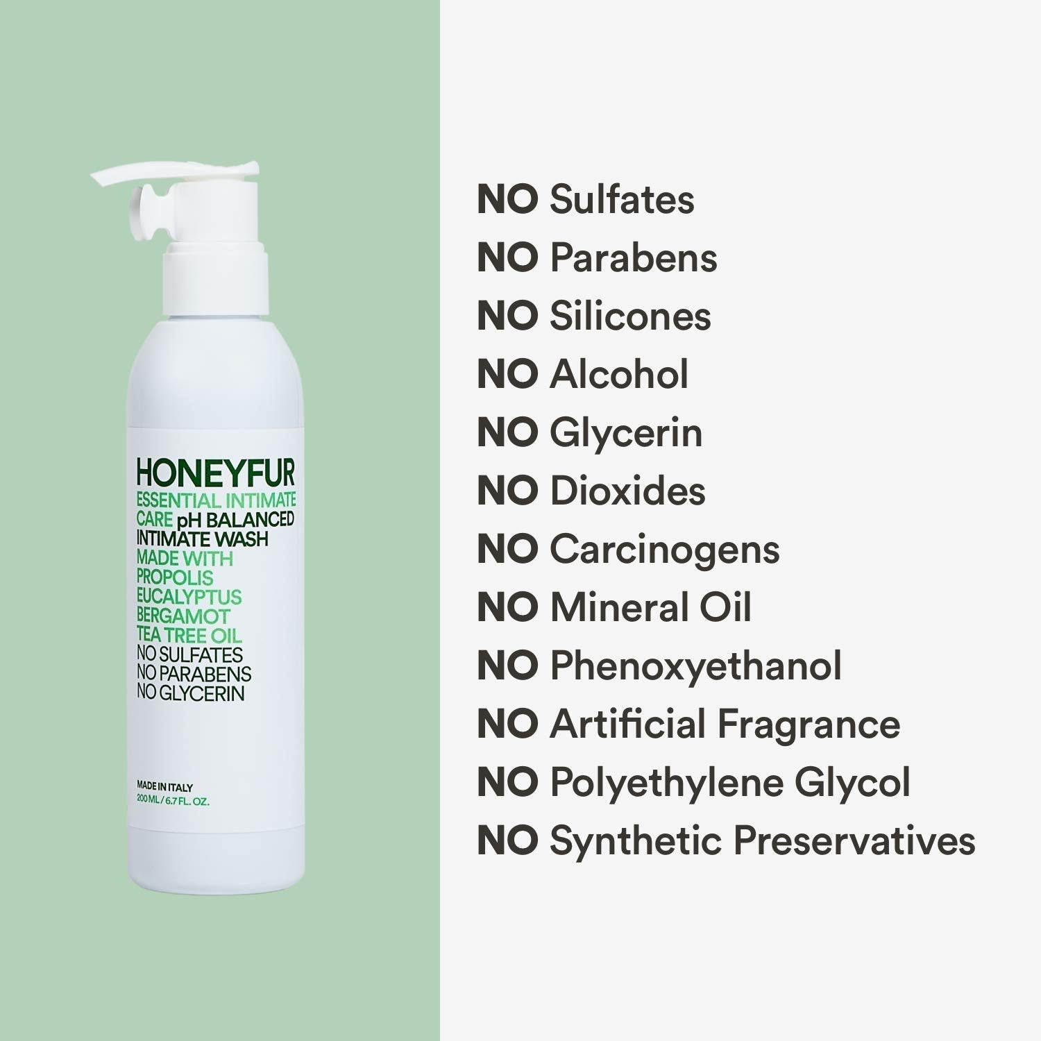 HONEYFUR pH Balanced Natural Feminine Wash For Sensitive Skin – Sulfates & Paraben Free HONEYFURAu supplements