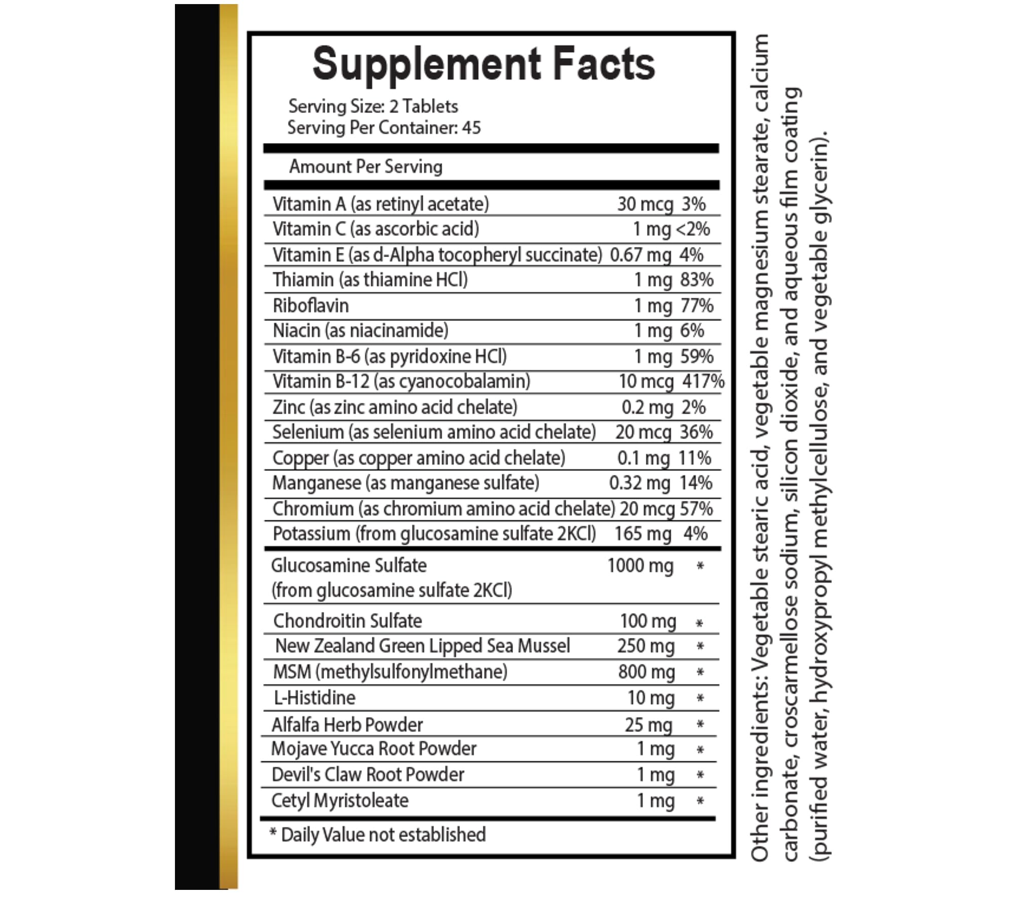 Joint Matrix PRO Natural Complex - Joint Support Supplement for Women, Support Joint Function and Mobility - 1 Bottle 90 Tablets OLANTA TRADE SOLUTIONAu supplements