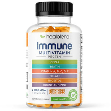 healblend Power-Packed Multivitamin Bear Gummies for Adult | Vitamins C, D3, B6, B12, Iron, Zinc healblendAu supplements