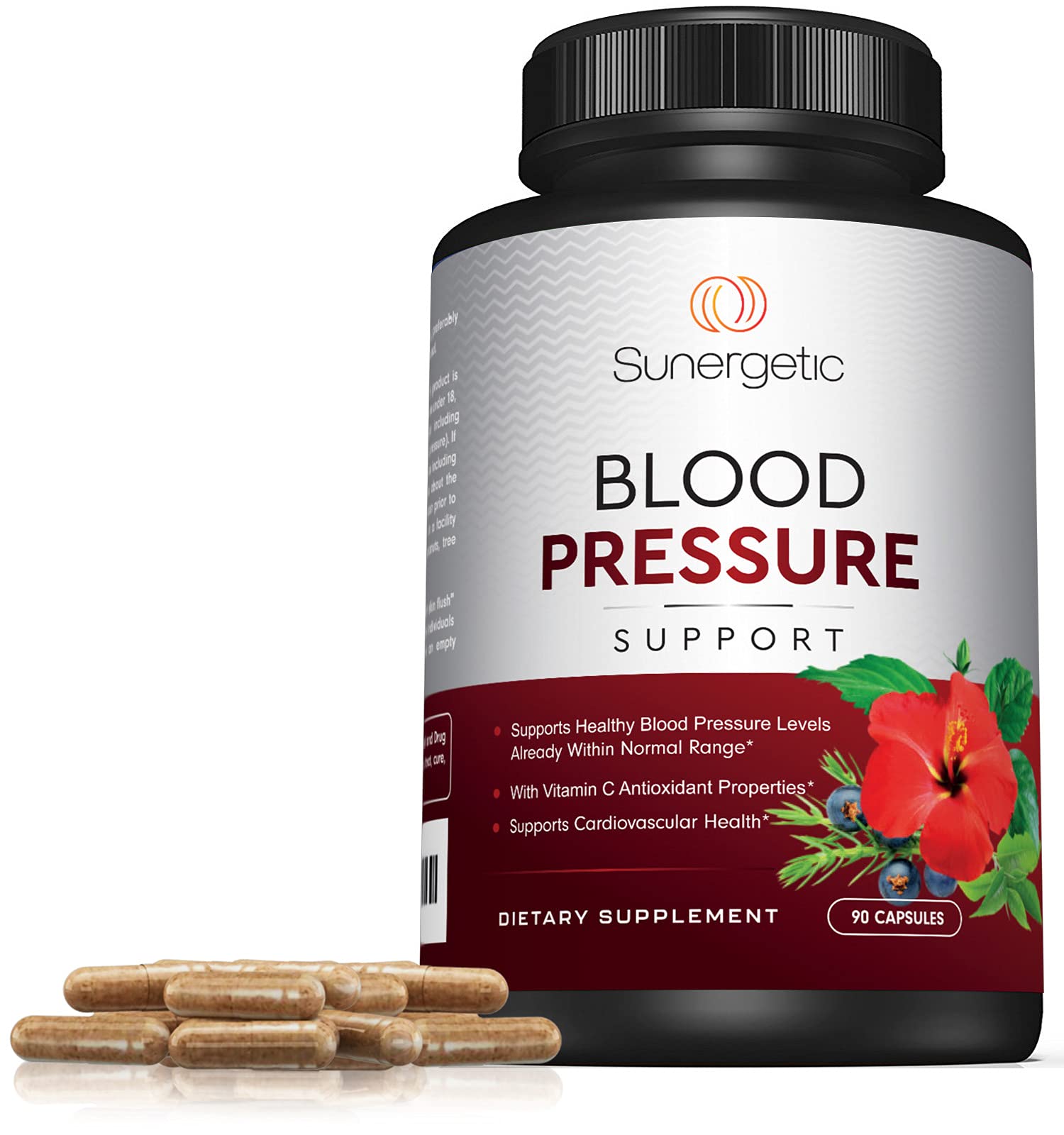 Premium Blood Pressure Support Supplement For Cardiovascular & Heart Health with Garlic SunergeticUS supplements