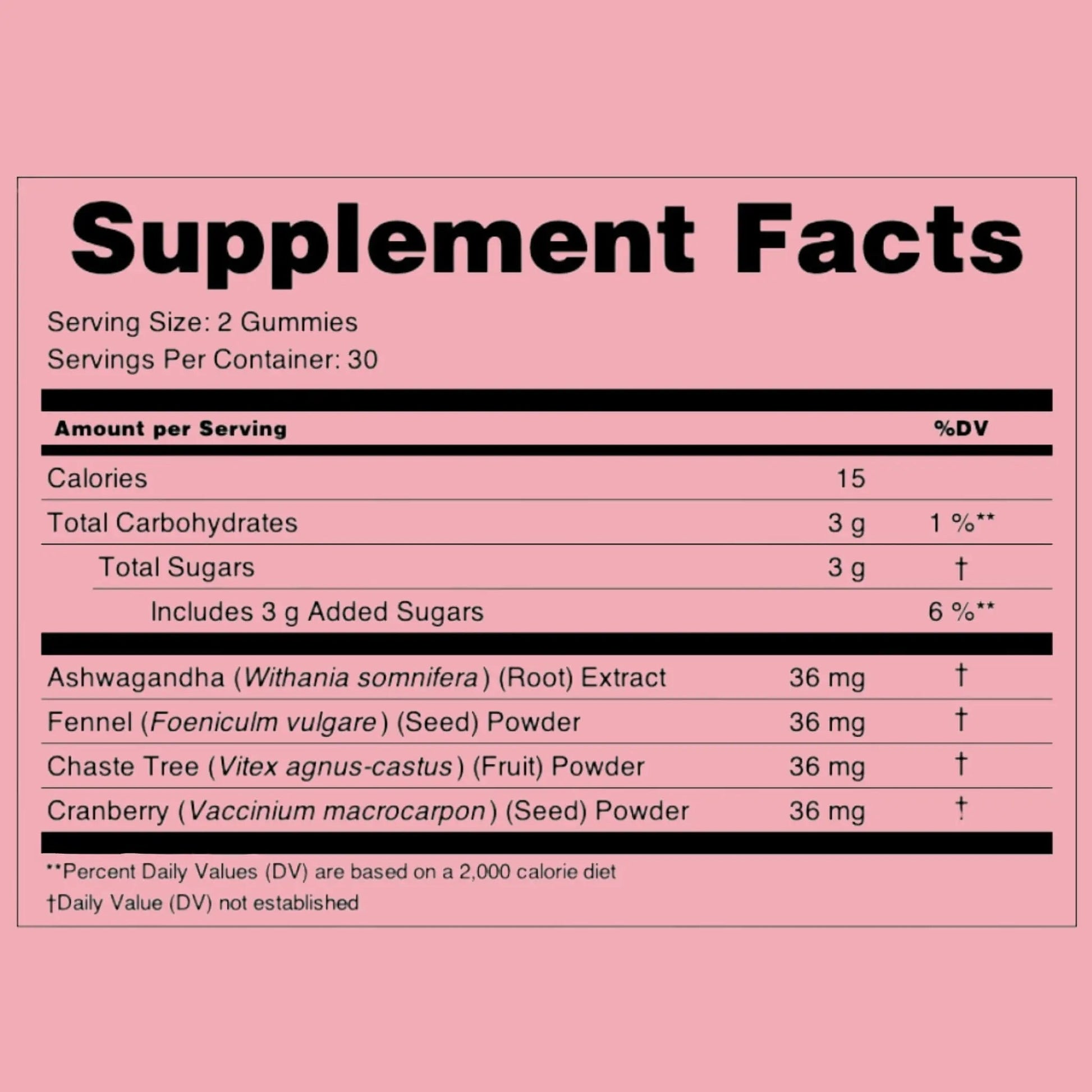 nixit PMS Support Gummies | Chasteberry & Ashwagandha | Vegan | Mixed Berry Naturally Flavoured Supplement | May Help with Relief from Bloating, Cramps, Breast Pain & Mood Swings (60 Gummies) nixitAu supplements