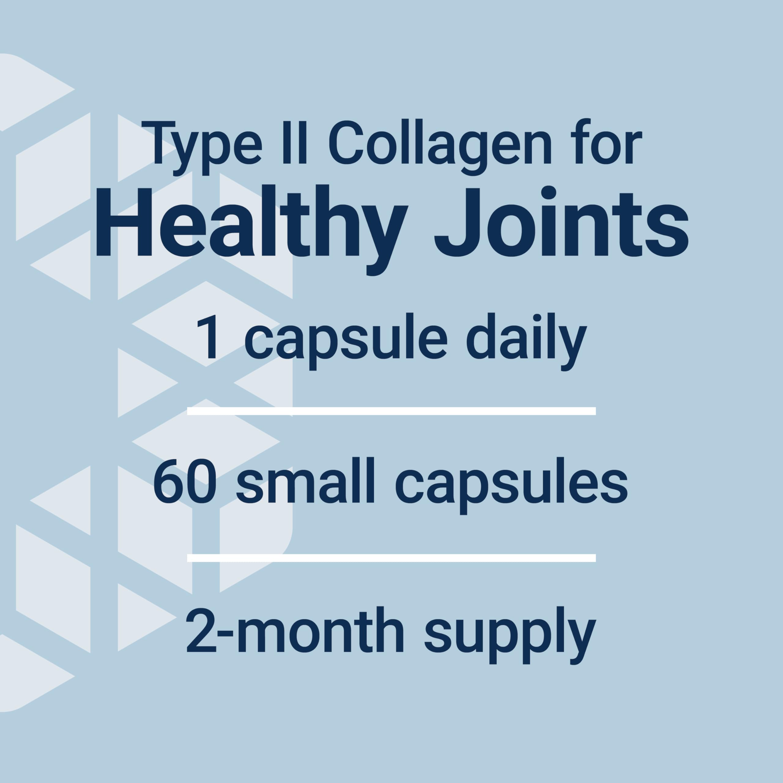 Life Extension NT2 Collagen™, Joint Health Supplement for Joint Comfort & Mobility, Gluten-Free, Non-GMO, 1 Daily, 60 Small Capsules Life ExtensionAu supplements