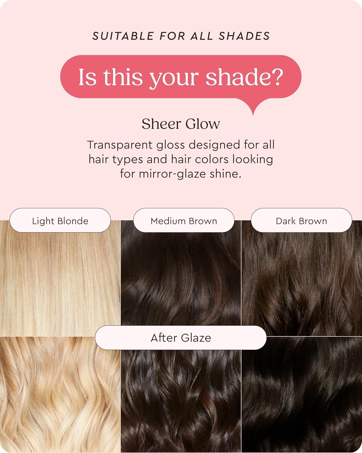 Glaze Supergloss Sheer Glow Clear Hair Gloss Mini – Smooths, Lightweight, Adds Mirror Shine & Improves the look of Damaged Hair – Travel Size 1.7 oz glazeAu supplements