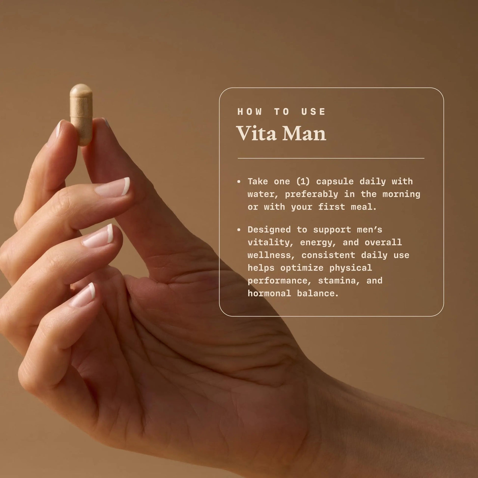 Ultra Life Sport - VITA Man Premium Men's Multivitamin - 30 Capsule Daily Vitamins for Men with Vitamin E, K2 MK-7, and B Vitamins for Maximum Absorption Ultra Life SportAu supplements