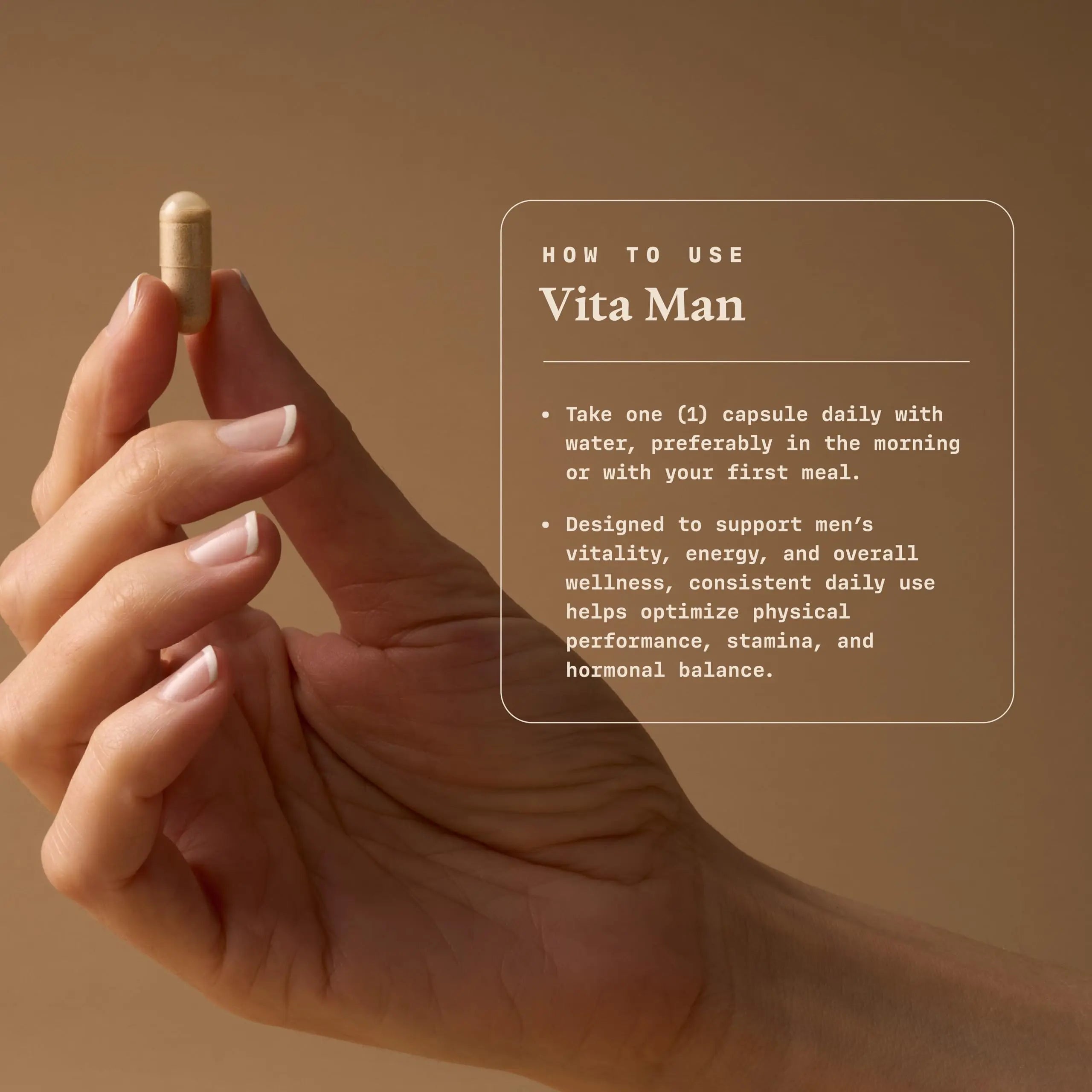 Ultra Life Sport - VITA Man Premium Men's Multivitamin - 30 Capsule Daily Vitamins for Men with Vitamin E, K2 MK-7, and B Vitamins for Maximum Absorption Ultra Life SportAu supplements