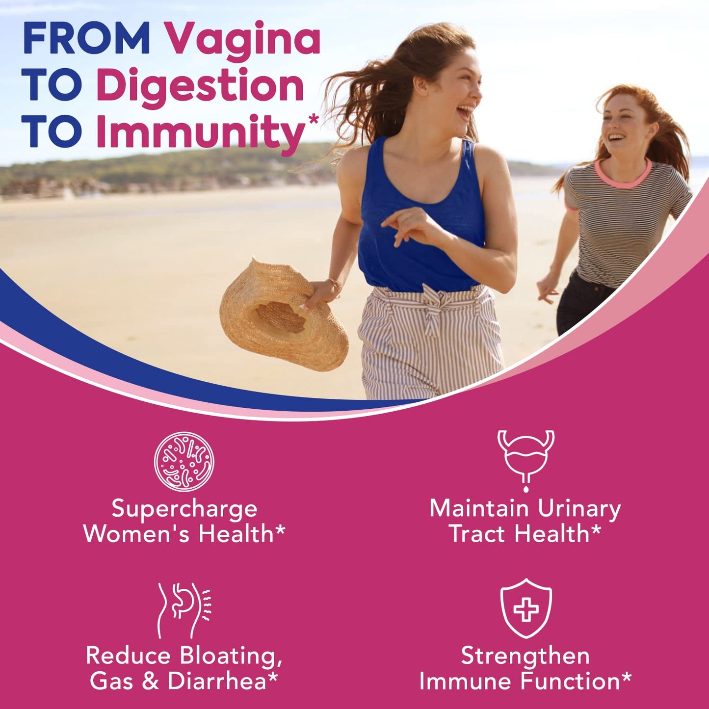 Surebounty Probiotics for Women, 120 Billion CFU 34 Strains, Prebiotics + Digestive Enzymes SurebountyUS supplements