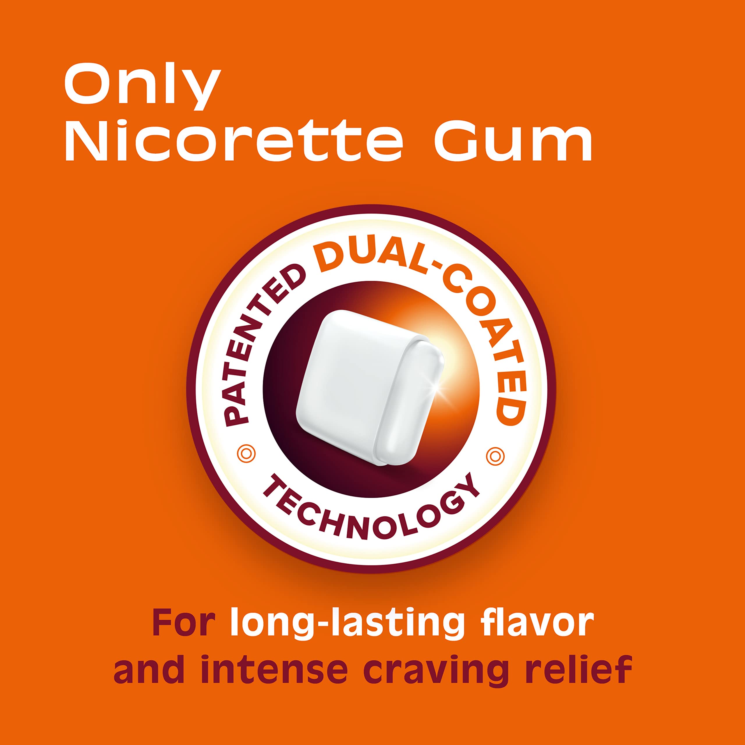Nicorette 2 mg Nicotine Gum to Help Stop Smoking - Fruit Chill Flavored NicoretteUS supplements
