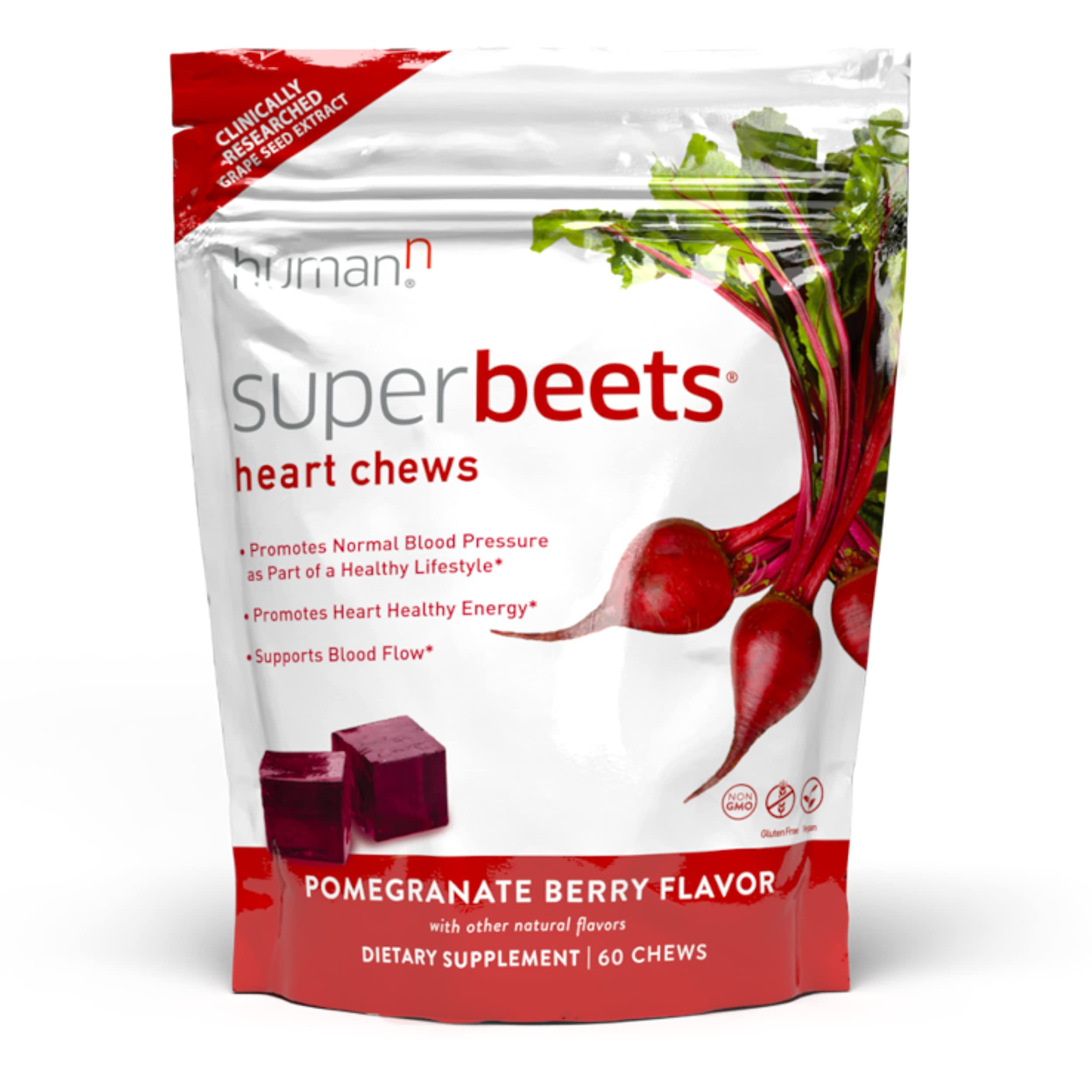 humanN SuperBeets Heart Chews & SuperBeets Black Cherry Powder humanNAu supplements