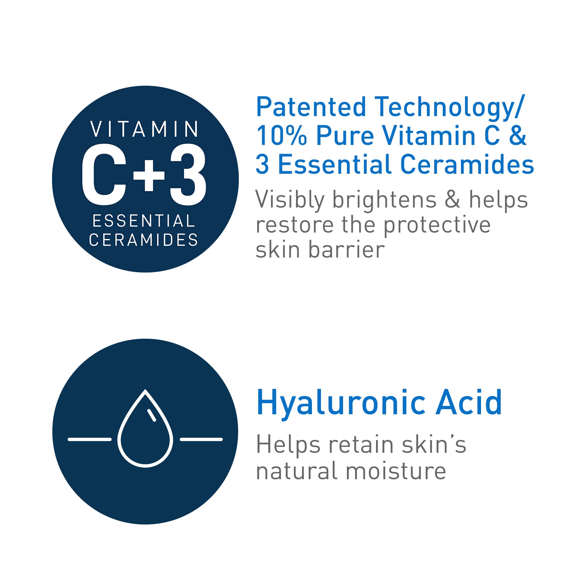 CeraVe Vitamin C Serum with Hyaluronic Acid | Skin Brightening Serum for Face CeraVeUS supplements