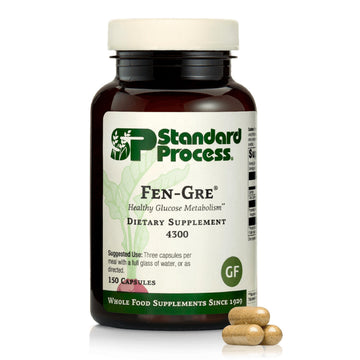 Standard Process Fen-Gre - Supports Respiratory Support & Healthy Metabolism - Aids Healthy Levels of Mucus & Phlegm - Supports Lung Health & Bronchial Tubes - Gluten-Free & Non-Dairy - 150 Capsules Standard Process Inc.Au supplements
