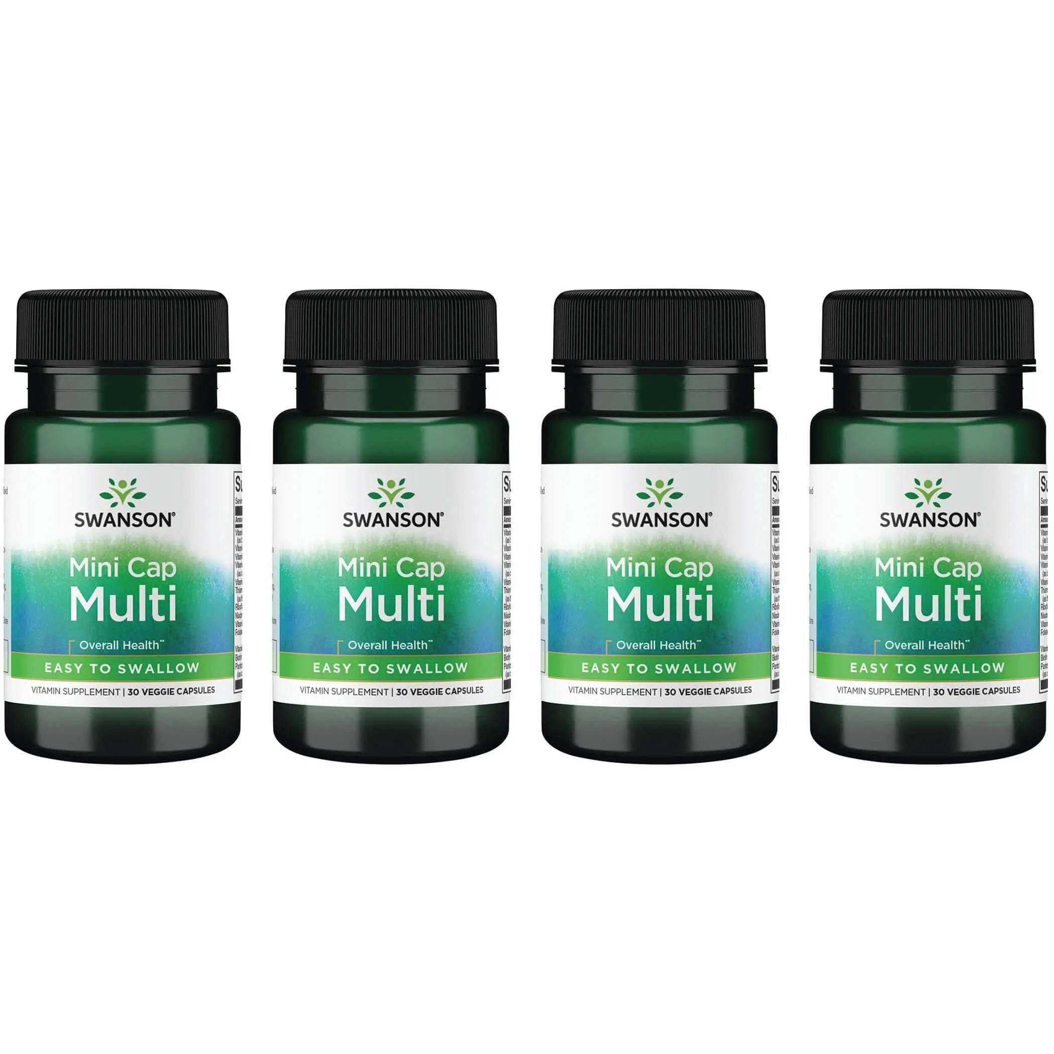 Swanson Daily Multivitamin Without Minerals 30 Veg Capsules (4 Pack) SwansonAu supplements
