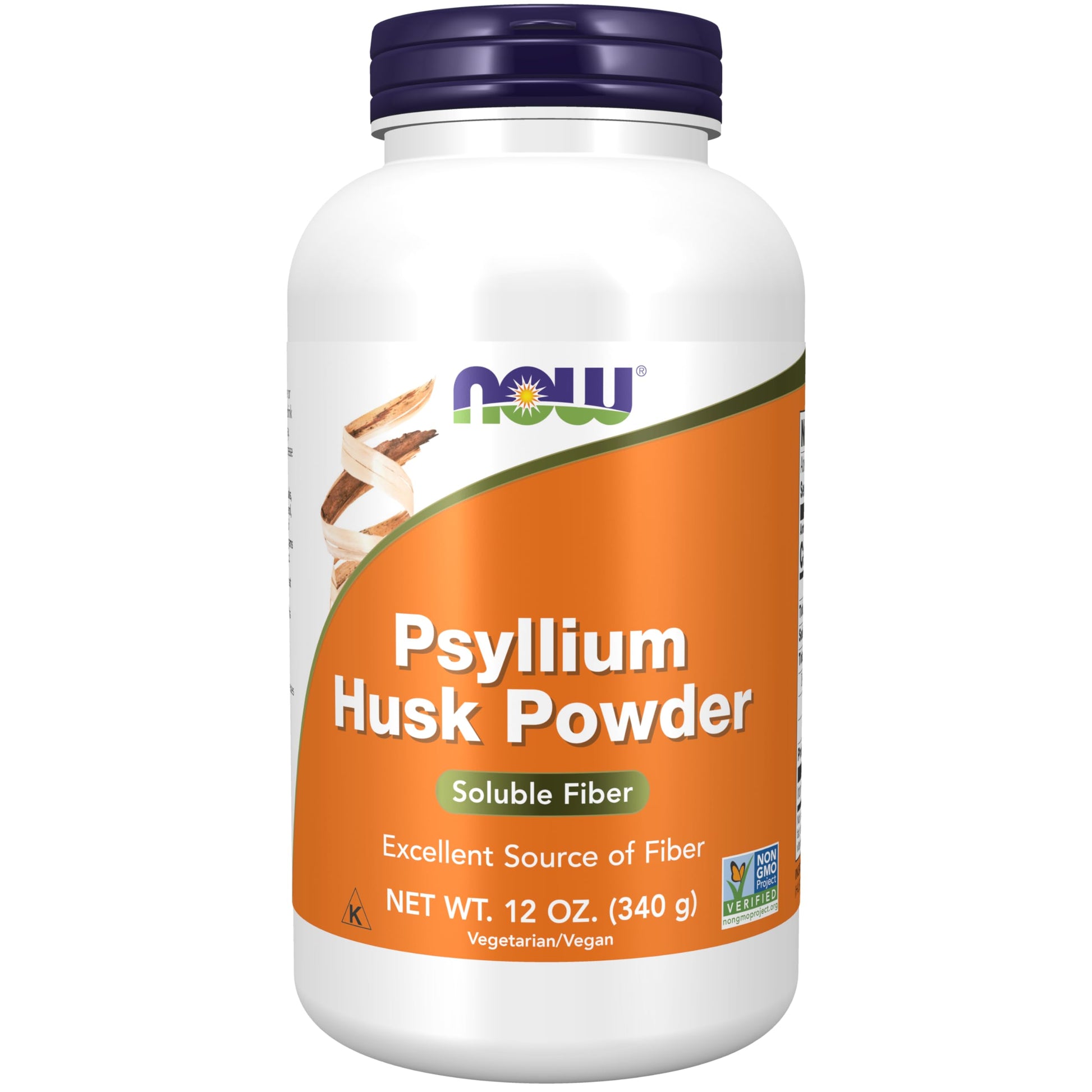 NOW Supplements, Psyllium Husk Powder, Non-GMO Project Verified, Soluble Fiber NOWAu supplements