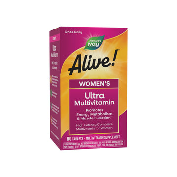 Nature's Way Alive! Women's Daily Ultra Multivitamin, High Potency Formula, Promotes Energy Metabolism and Muscle Function Nature's WayAu supplements