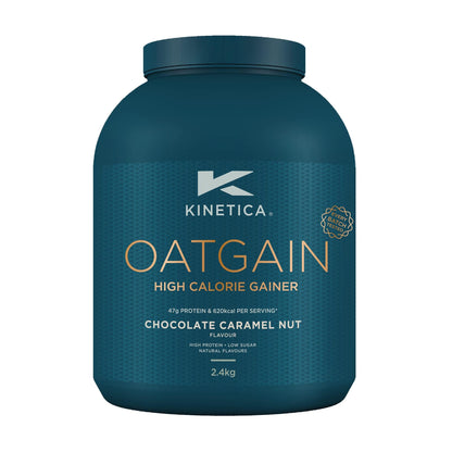 Kinetica OatGain Weight Gainer 600+ Calories & 47g Protein per Serving, 2.4 kg KineticaUS supplements