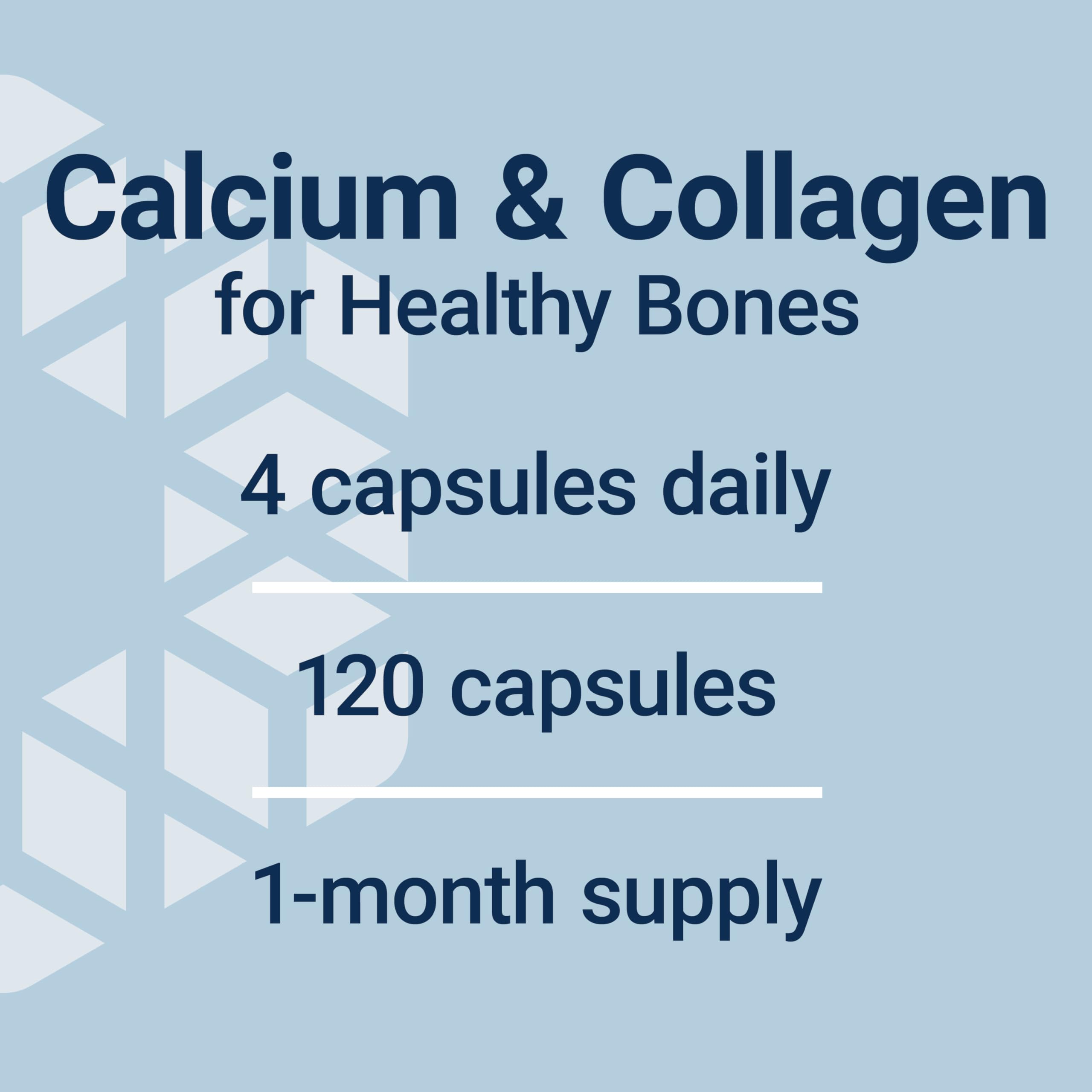 Life Extension Bone Strength Collagen Formula, Calcium Collagen chelate, Calcium fructoborate, Vitamin D3, Magnesium Citrate, Silicon, Boron, Gluten-Free, Non-GMO, 120 Capsules Life ExtensionAu supplements
