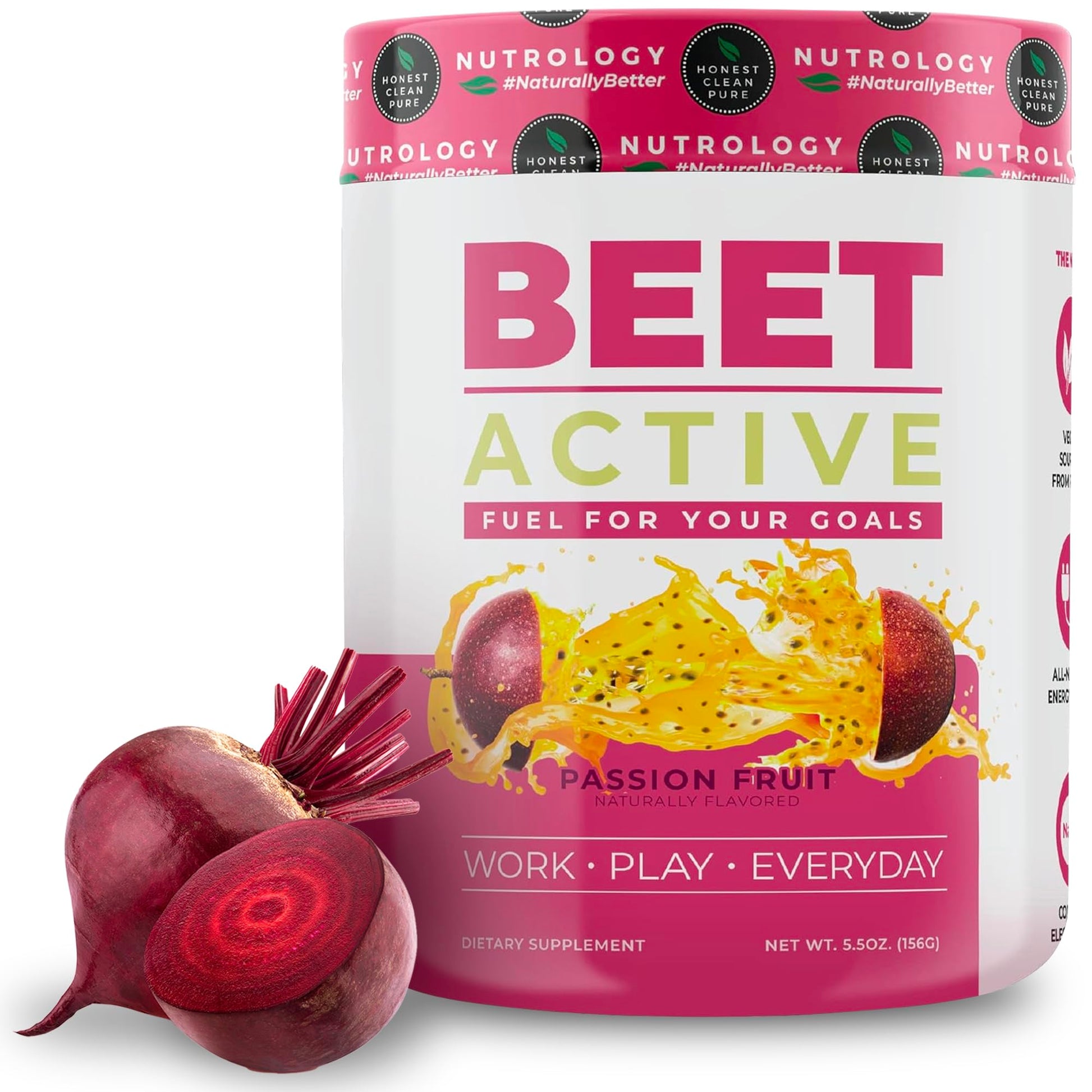 Nutrology Beet Active, Natural Pre-Workout Powder, Supports Energy, Endurance & Nitric NutrologyAu supplements