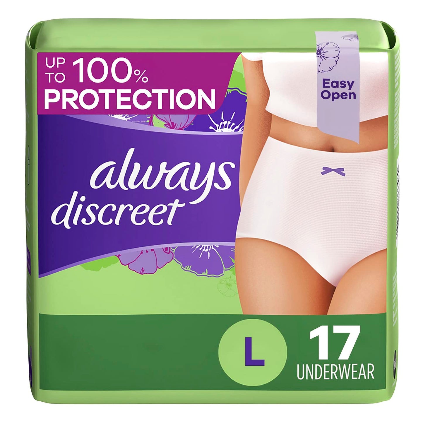 Always Discreet Adult Incontinence & Postpartum Underwear for Women Always DiscreetUS supplements