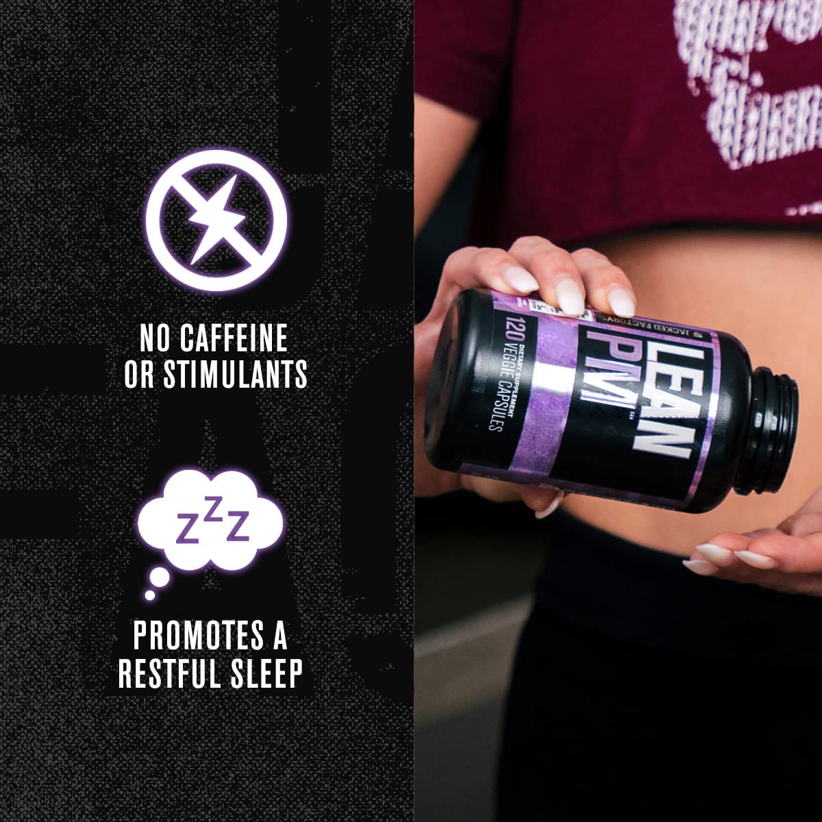Jacked Factory Lean PM Night Time Body Support and Sleep Aid Supplement - Sleep Sup Jacked FactoryUS supplements