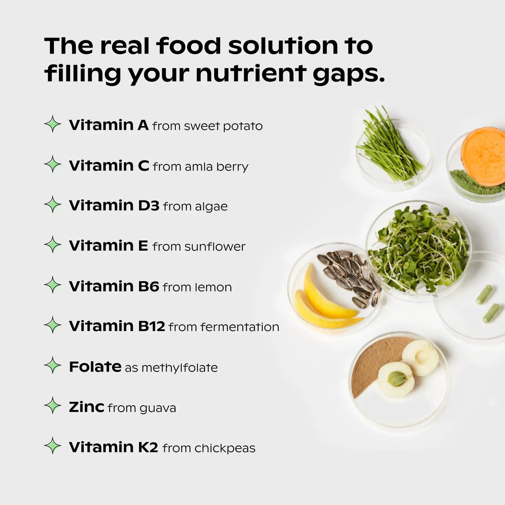 wholier Supergreens Multi, Daily Greens, Vegan Multivitamin for Women + Men, Whole Food Vitamins + Minerals, Prebiotics for Gut Health, Adaptogens (60 Vegan Capsules) Glass Bottle wholiernz supplements